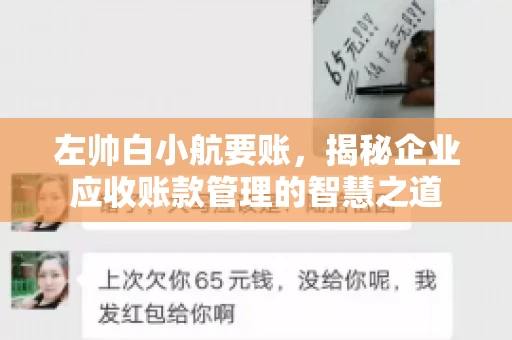 左帅白小航要账,揭秘企业应收账款管理的智慧之道 左帅白小航要账,揭秘企业应收账款管理的智慧之道
