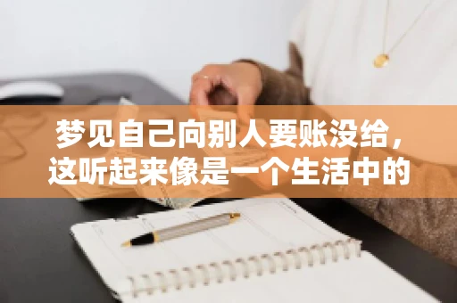 梦见自己向别人要账没给，这听起来像是一个生活中的小插曲，却可能反映出我们内心深处的某种焦虑或不安。今天，我们就来聊聊这个话题，看看它背后可能隐藏的深层含义。