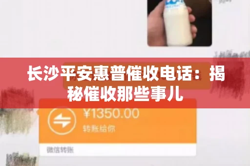长沙平安惠普催收电话：揭秘催收那些事儿
